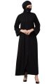 Front Open Abaya In Firdaus Fabric| Free Size| Chest 44'' Length 56''| Fits Small To XL