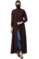 Musheco-Front Open Abaya-Free Size -Wrong Color Image-Only For The Look
