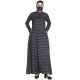 Bashariya-Front Open Elegant Abaya Dress Made in Poly Cotton Fabric