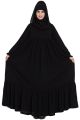 Mushkiya- Comfort Fit Abaya Dress with Flexible Sleeves-4XL