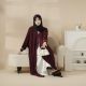 Luxurious Three-Piece Abaya Set with Designer Sleeves