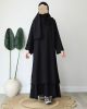 Modern Abaya Set with Basic Tunic and Skirt