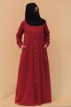 Front Open Abaya with a perfect balance of Looks