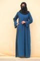 A Line Abaya with Designer Sleeves