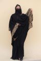 Dubai Style Embroidered Designer Abaya Dress With Matching Stole